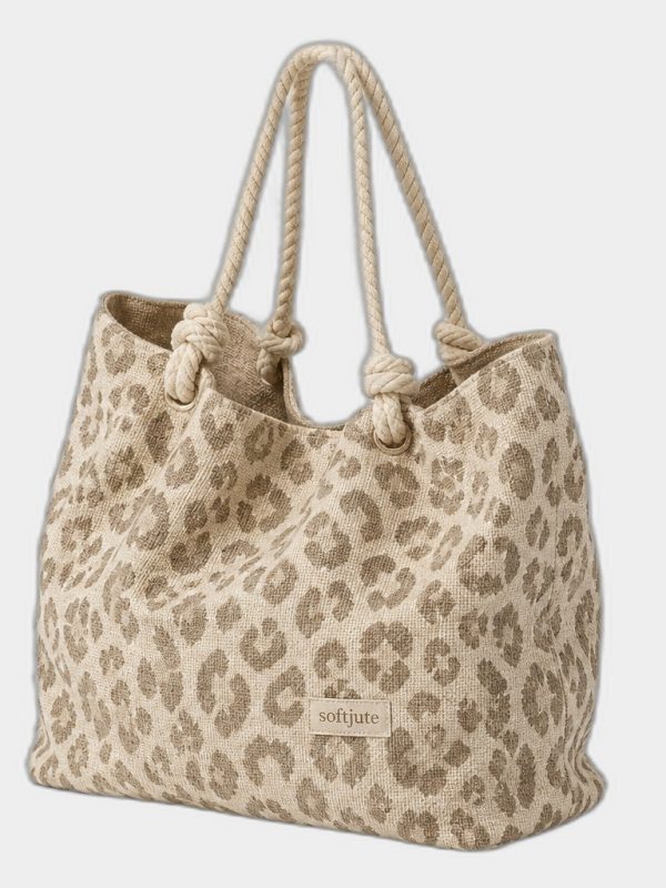 softjute-570-safari-print-designer-tote-eeeeee SoftJute Safari Print Designer Tote
