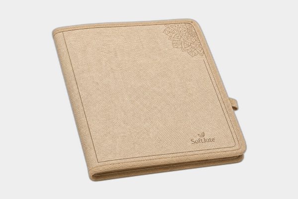 softjute-573-a4-corporate-jute-folder-eeeeee SoftJute A4 Corporate Jute Folder