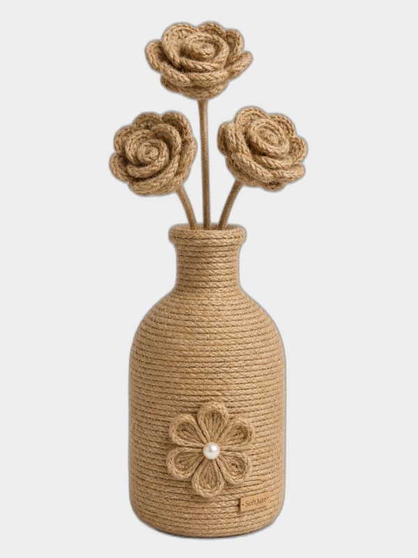softjute-575-handcrafted-jute-rope-flower-vase-eeeeee SoftJute Handcrafted Jute Rope Flower Vase